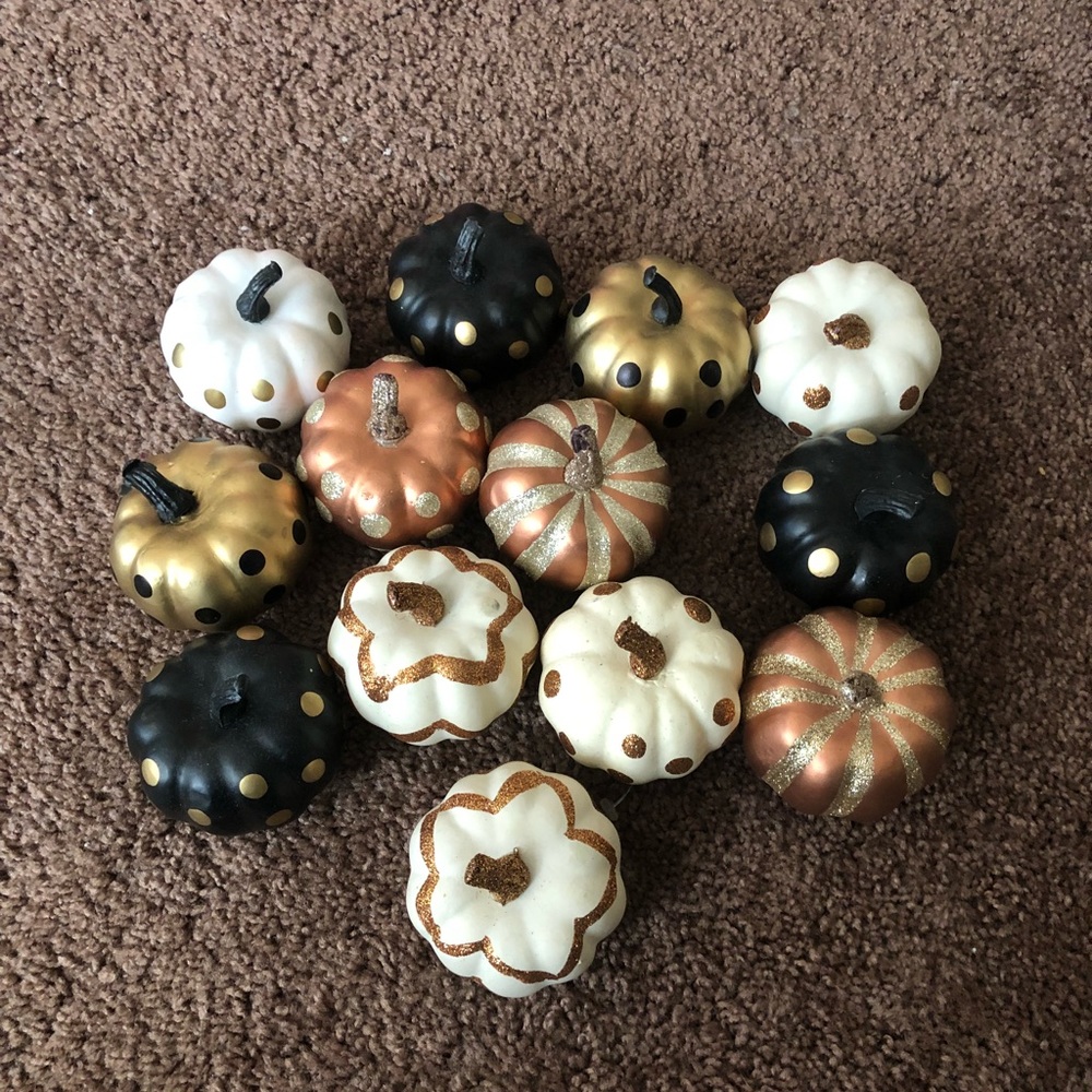 Plastic pumpkin Halloween decor